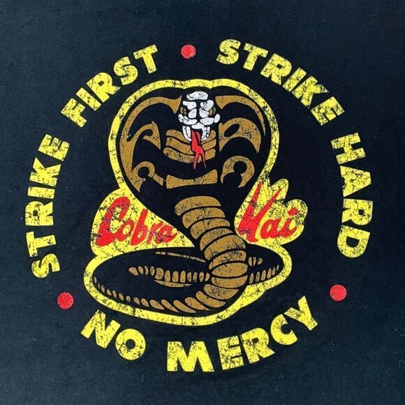 Other - Cobra Kai “No Mercy “ Graphic T-shirt L Black
